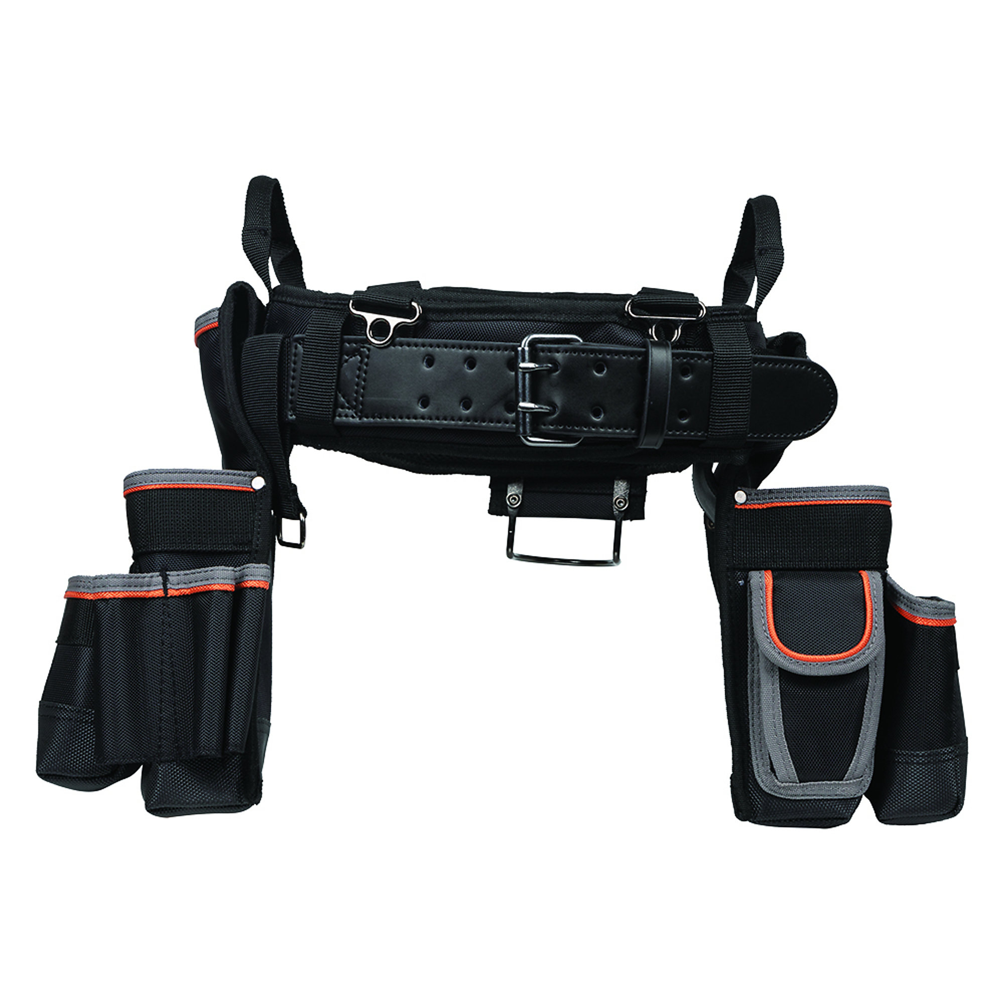 Klein Tools, Tradesman Pro Electrician's Tool Belt, XL, Color Black, Pockets (qty.) 26 Material Nylon, Model# 55429